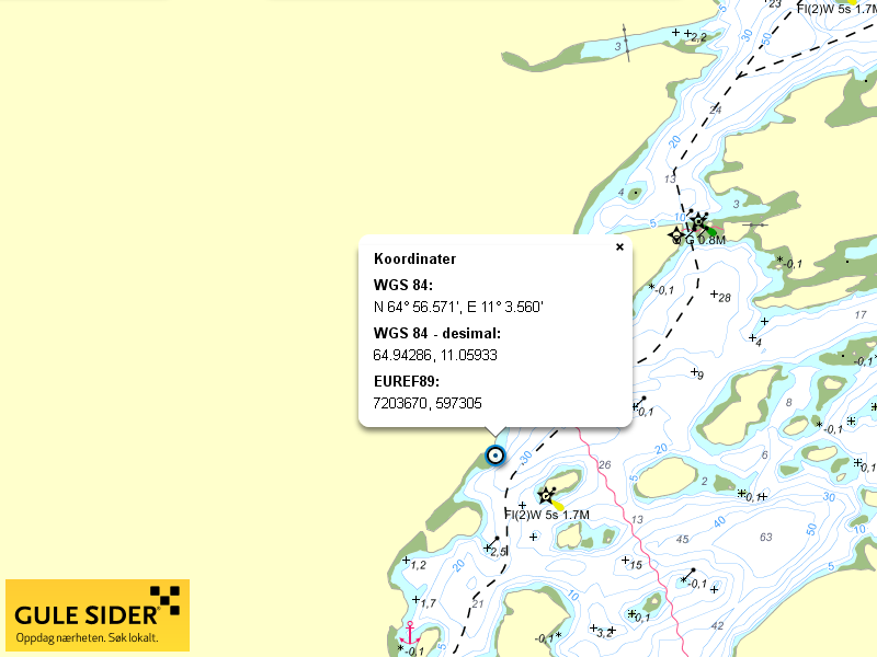 Samotnia Norge głębokość łowiska